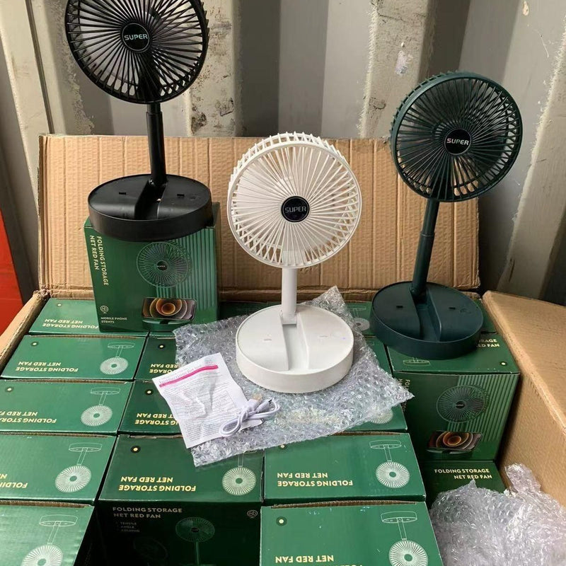 Powerful Rechargeable High Speed Table Desk Fan